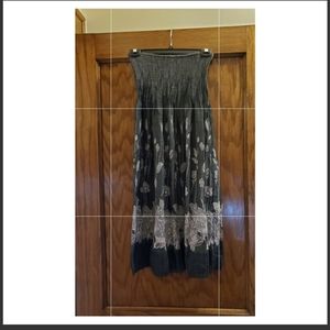 Lapis Jeanie R strapless dress. One size